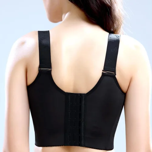 Vista 5 de Ropa interior sexy para mujer, de talla grande, con encaje floral, cómodo, transpirable, brasier inalámbrico para uso diario