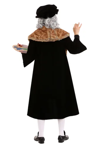 Vista 2 de Disfraz para Hombre de Leonardo da Vinci Multicolor