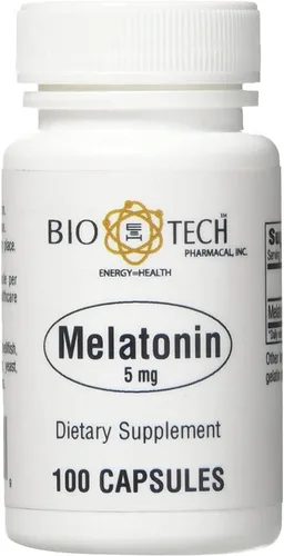Vista 5 de Bio-Tech Pharmacal Melatonina (3 mg, 100 cápsulas)