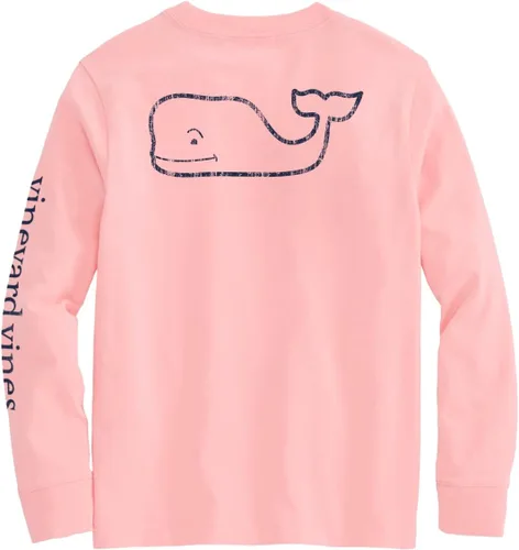 Vista 16 de vineyard vines Boys' Long Sleeve Vintage Whale Pocket Tee (Toddler/Little Kid/Big Kid)