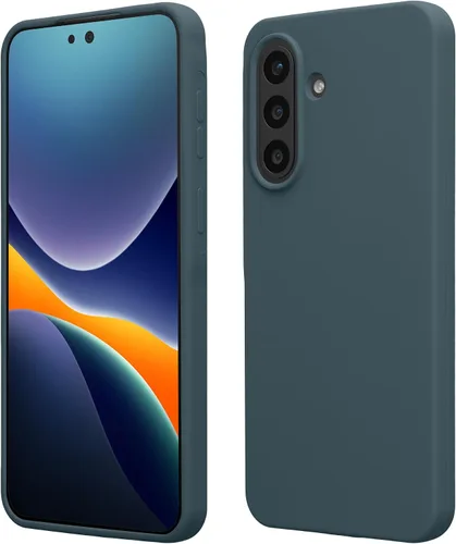 Vista 53 de kwmobile Funda Compatible con Samsung Galaxy A14 5G - Funda de teléfono de TPU y silicona con acabado suave - Verde Lima