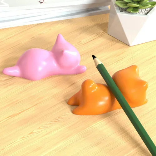 Vista 8 de Moldes de silicona 3D para manualidades de resina, dibujos animados, gatos