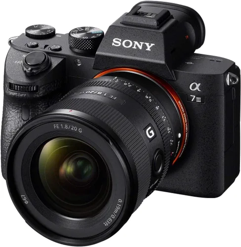Vista 5 de Sony FE 20 mm F1.8 G lente de gran apertura ultra gran angular de marco completo, Modelo: SEL20F18G, negro