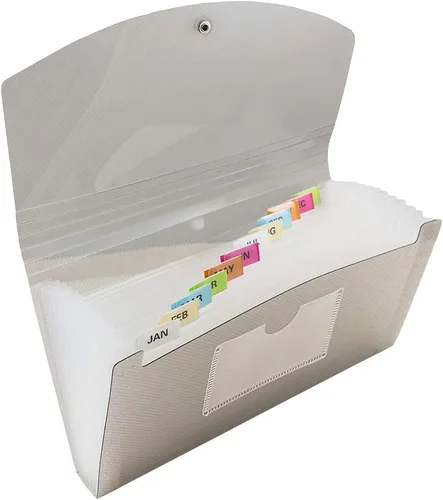Vista 23 de Caja de almacenamiento JAM PAPER con archivos de colores - 12.5 x 9.5 x 3.5 pulgadas - Caja vendida individualmente y 5 archivos