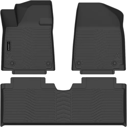 Vista 19 de Auxko Revestimiento de carga para todo tipo de clima, apto para Hyundai IONIQ 5 y 2025 IONIQ 5 N TPE 2022-2024, accesorios de alfombrilla de goma