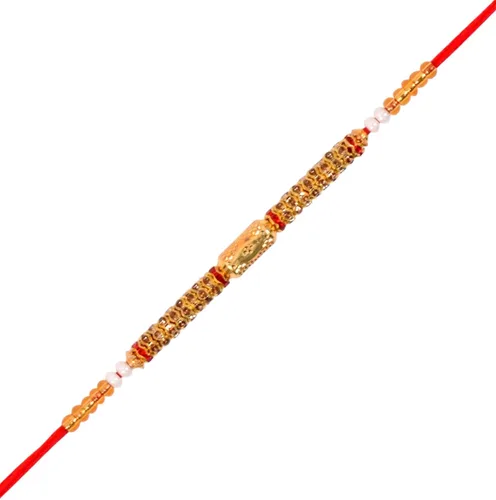 Vista 2 de Amba Handicraft RakhiRakhi for brotherRakhi Setrakhi for brother and BhabhiRakhi cardRakhdiSend rakhi to USARakhi for Brother with Gift SetRakhee