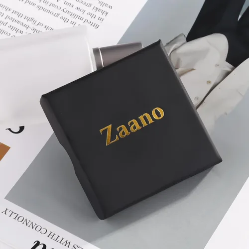 Vista 6 de Zaano Aretes colgantes chapados en oro de 14 quilates con circonita cúbica grande y asimétrica, joyería de gota para mujer, hipoalergénica