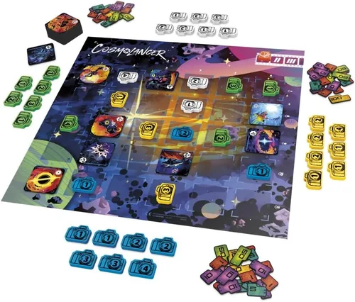 Vista 2 de Juego de mesa Cosmolancer Un juego de estrategia de Reiner Knizia A partir de 9 años 2 a 4 jugadores 30 minutos Juegos familiares