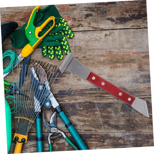 Vista 9 de Angoily Cuchillo de afeitar para carpintería, herramienta de mano para descortezar, herramienta de madera para descortezar, corteza, corteza