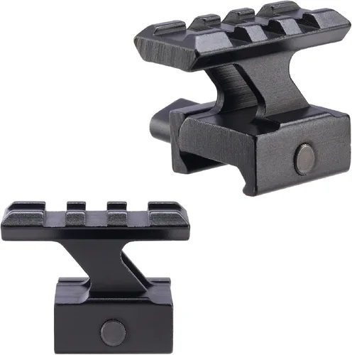 Vista 11 de Pinty Anillos para mira de 30/34 mm, juego de 2 monturas de mira para rifle de 45°, anillos de montaje de mira de aleación de aluminio con altura