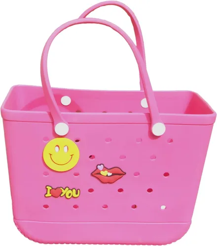 Vista 6 de Beach Bag Accessories PVC Rubber Totes Inserts Charms for Bogg Bag