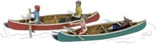 Vista 2 de Woodland Scenics Canoers Escala HO