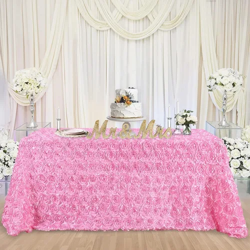 Vista 14 de B-COOL Mantel de rosetón negro de 60 x 102 pulgadas, mantel rectangular floral 3D para decoración de cumpleaños al aire libre, fiestas de cumpleaños