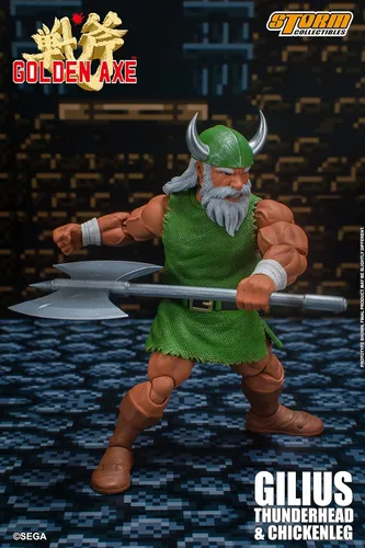 Vista 5 de Storm Collectibles Storm COLL Hacha dorada GILIUS Thunderhead & Chicken L 1/12 AF
