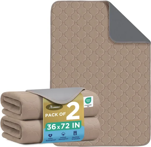 Vista 14 de Alsunny Almohadillas de orina de hospital para niños de 18 x 24 pulgadas (paquete de 4), almohadillas de humectación de cama para niños, almohadilla