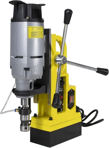 Vista 2 de Steel Dragon Tools MD45 Prensa de taladro magnético con 7PC 2in. Kit de cortador anular HSS