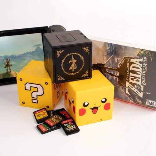 Vista 8 de Game Case for Nintendo Switch, Switch Game Card Holder 16 Game Storage Cube Portable Game Card Organizer for Switch lite