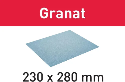 Vista 2 de Festool 201259 Granat P100 Hojas abrasivas de grano de 9 x 11 pulgadas, paquete de 10