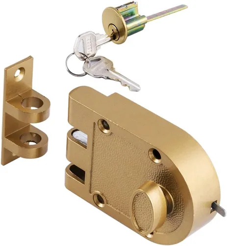 Vista 3 de Cerrajo de Seguridad Jimmy Proof con Llave (Negro)