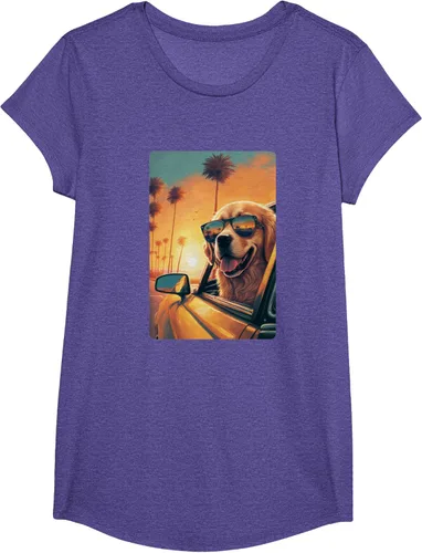 Vista 21 de Golden Retriever - Camiseta divertida de Golden Retriever con lentes, Negro