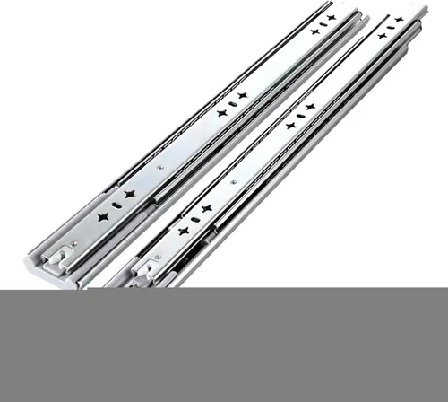 Vista 10 de 1 par de corredores de cajón de cierre suave industrial resistente, rodamientos de bolas silenciosos con extensión completa, rodamiento de carga