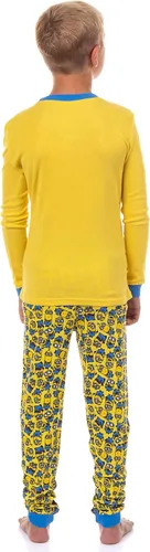 Vista 5 de INTIMO Despicable Me Minions Crew Bob Stuart Phil Kevin - Conjunto de pijama de ajuste ajustado para niños