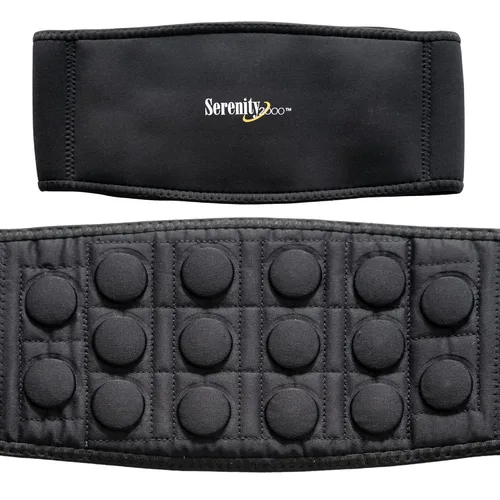 Vista 7 de SERENITY2000 - Envoltura magnética de terapia para espalda baja - Soporte lumbar ajustable para ciática y alivio del dolor - 16 x 1100 imanes Gauss