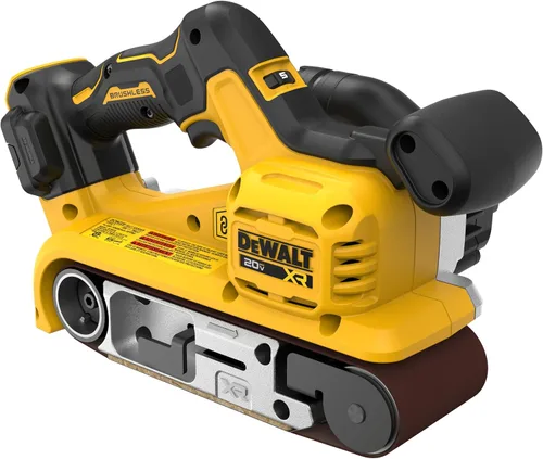 Vista 4 de DEWALT Lijadora de Cinta 20V MAX*, Inalámbrica, Sin Escobillas, Solo Herramienta (DCW220B)