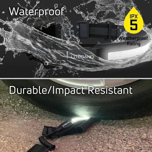 Vista 12 de LITEBAND - Paquete de faros LED multihaz, 2500 lúmenes, 210° de ancho + haz