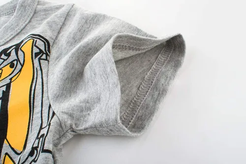 Vista 4 de M RACLE Camiseta de manga corta para niños pequeños