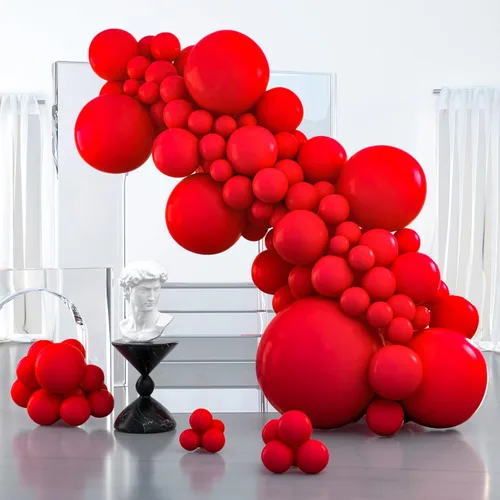 Vista 88 de PartyWoo - Globos de color albaricoque retro, 120 unidades de 5 pulgadas, de látex, para arco de globos, decoración de fiesta y de cumpleaños