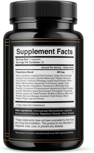 Vista 6 de Valdivia SodaPeak Capsules, suplemento de apoyo masculino paquete de 2