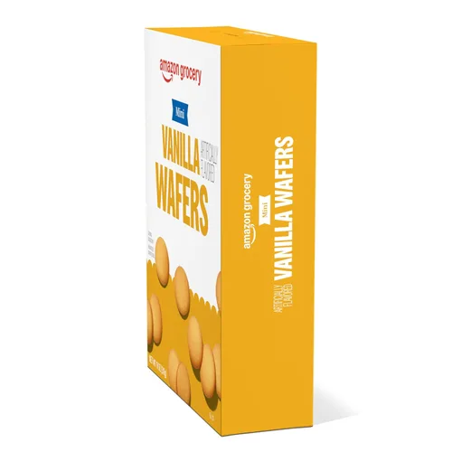 Vista 5 de Amazon Grocery, Mini Galletas de Vainilla, 11 onzas (anteriormente Happy Belly, el empaque puede variar)