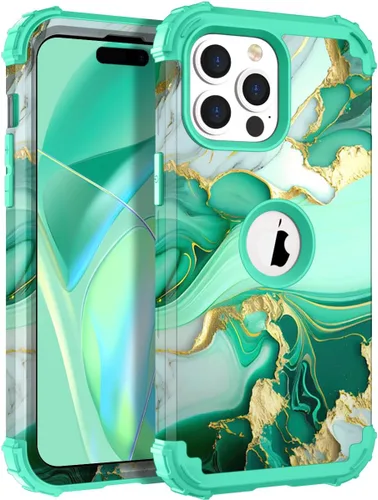 Vista 9 de Hocase Funda para iPhone SE 2022/2020, resistente a prueba de golpes, de plástico duro+goma de silicona, funda protectora híbrida para iPhone SE