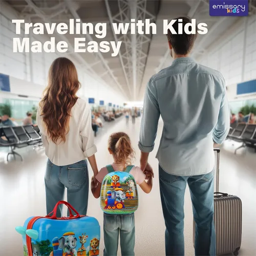Vista 8 de Emissary Equipaje de paseo con ruedas para niños y niñas, Varios colores, Estilo B