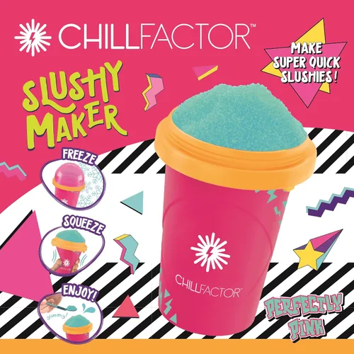 Vista 7 de Chill Factor Colour Shock - Máquina de nieve derretida reutilizable, color rosa
