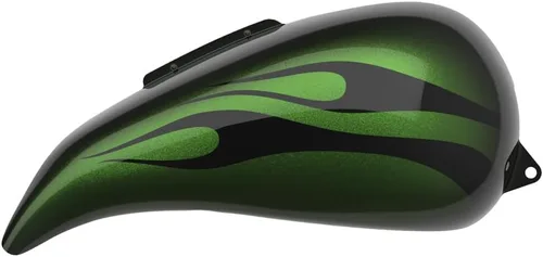Vista 36 de Cubierta de tanque de combustible estirada para motocicleta Harley, cubiertas de tanque de 1 galón, protectores de combustible. Compatible