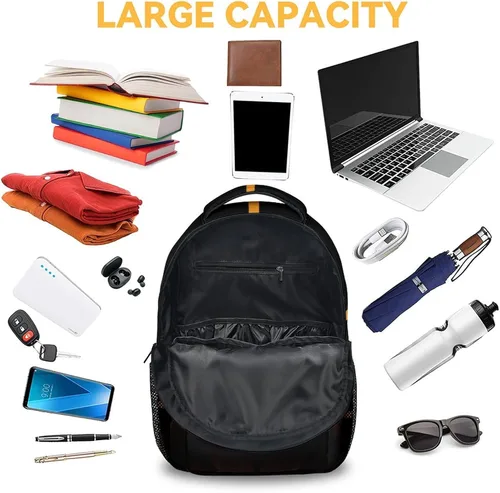 Vista 5 de Mochila escolar de baloncesto para niños, mochilas negras de 16 pulgadas para niños de 10 a 12 años, mochila ligera y fresca para viajes, Baloncesto