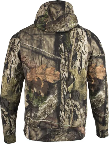Vista 4 de Nexgen Heat Mens Zipper Front Mossy Oak Camo Hoodie WFront & Back Heating, Includes Portable Battery Pack