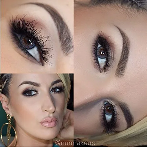 Vista 4 de Elegant Lashes #RWSP Black Pestañas postizas finas (cabello humano 100% natural de primera calidad)