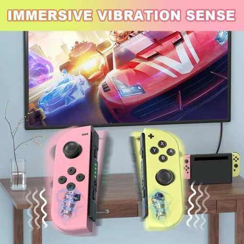 Vista 6 de Joycon Controller for Switch,Wireless Game Switch Controller Support Motion ControlDual VibrationPYA
