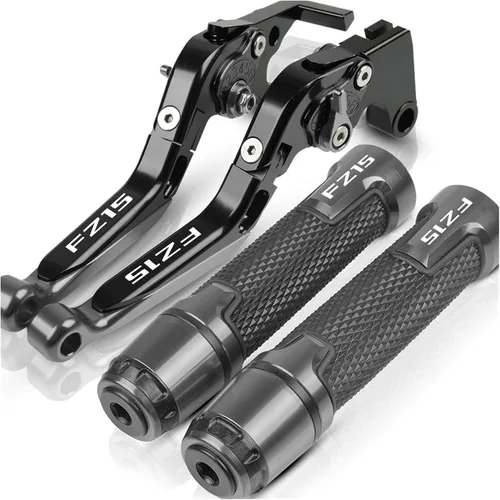 Vista 22 de SCUUBE Motorcycle CNC Accessories Adjustable Folding Extendable with A Brake Clutch Levers Handlebar Hand Grips Ends for Yama&ha FZ150I FZ 150I