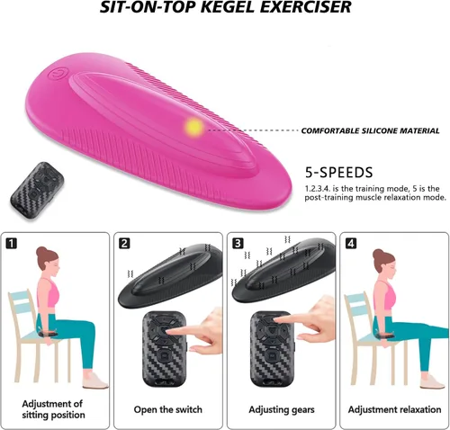 Vista 5 de Productos de ejercicio Kegel para mujeres, fortalecimiento del entrenamiento de control muscular, adecuados tanto para hombres como para mujeres