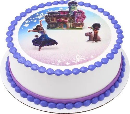 Vista 6 de DecoSet® Disney Encanto Cake Topper, kit de decoración de tartas, juego de 3 piezas