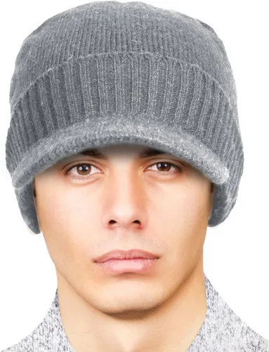 Vista 9 de Dahlia Gorro para hombre con visera - lana, sombrero de invierno con borde, forro polar