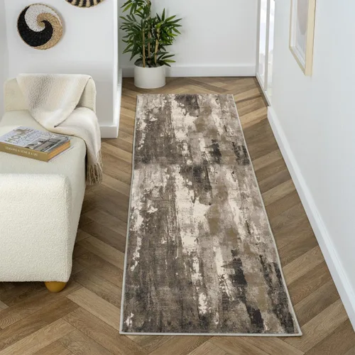 Vista 28 de LUXE WEAVERS Lagos Collection - Alfombra de área abstracta beige de 2x3