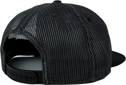 Vista 4 de Armycrew Gorra de Snapback de malla de pico plano en blanco XXL de gran tamaño Negro