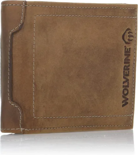 Vista 26 de WOLVERINE Billetera plegable de lona/cuero para hombre