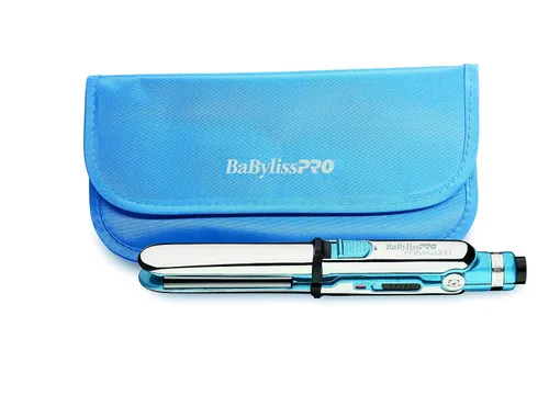 Vista 6 de BaBylissPRO Nano Titanium Prima2000 Ionic Styling Iron, 3/4" stainless steel travel/mini iron, all hair types