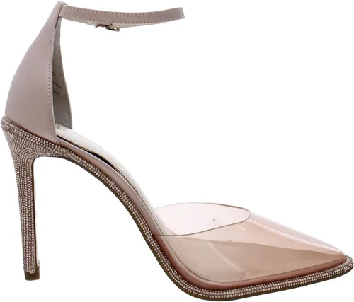 Vista 2 de Jessica Simpson Zapatos de tacón alto con correa de tobillo Pemota para mujer